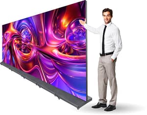 1.53mm Indoor Modular HD LED Display (5 Posters) - 2080x1248 Resolution