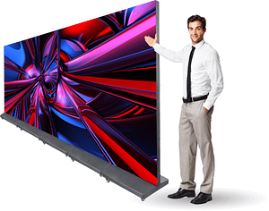 2.0mm Indoor Modular HD LED Display (5 Posters) - 1600x960 Resolution