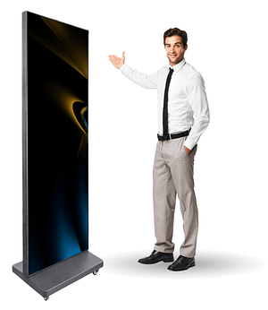 2.5mm Indoor Foldable Poster LED Display - 256x768 Resolution